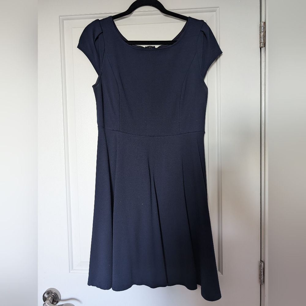 Navy Ava cocktail dress
